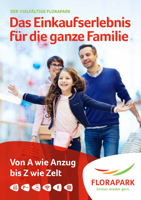 Titelseite der FLORAPARK Imagebroschüre